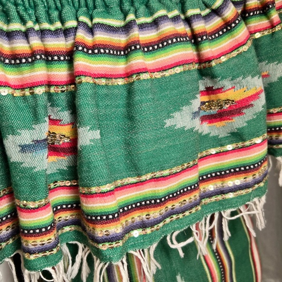 NWT - Marina St Barths Green Off-the-Shoulder Maxi Dress - Picture 3 of 4